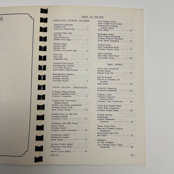 Vintage Cookbook Treasures from the Kings Kids 1981 Spiral Bound Paperback - Picture 5 of 8